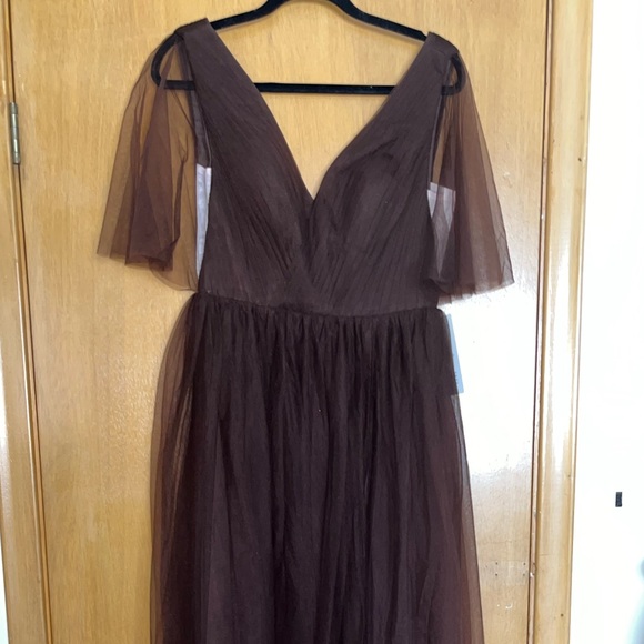 Chocolate Brown Formal Dress (NWT) - Picture 1 of 5